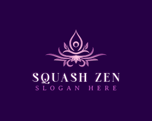 Yoga Meditation Wellness logo design