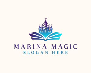 Castle Book Fairy Tale logo design