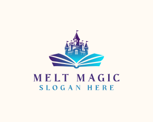 Castle Book Fairy Tale logo design