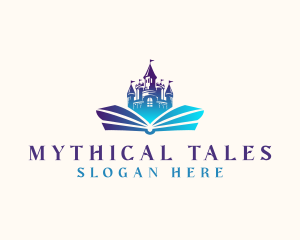 Castle Book Fairy Tale logo design