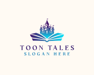 Castle Book Fairy Tale logo design