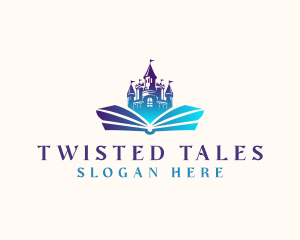 Castle Book Fairy Tale logo design
