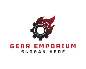 Mechanic Gear Fire logo