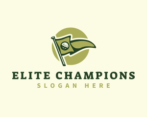 Golf Championship  Flag logo