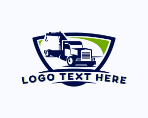 Haulage Truck Driver  Logo