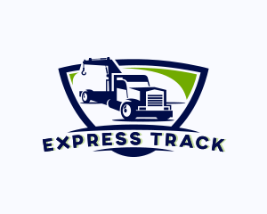 Haulage Truck Driver  logo design