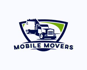 Haulage Truck Driver  logo design