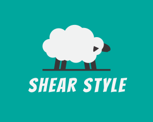 Fun Wool Sheep logo design