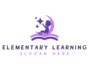 Kids Learning Book logo design