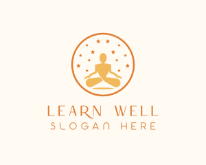 Yoga Wellness Meditation logo design