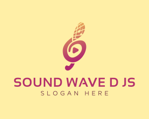 Music Sound Media  logo design