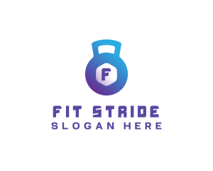 Kettlebell Fitness Gym logo design