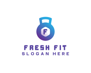 Kettlebell Fitness Gym logo design