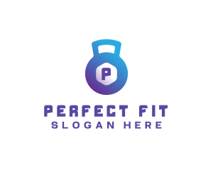 Kettlebell Fitness Gym logo design