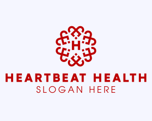 Floral Heart Pattern logo