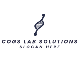 Biotech DNA Lab logo design