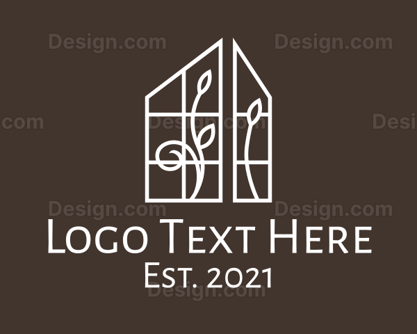 House Window Decor Logo