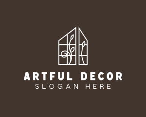 Home Window Decor logo design