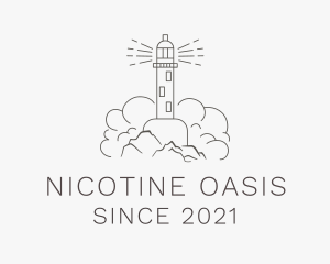 Lighthouse Vape Pen logo design