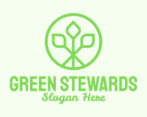 Green Leaf Gardening logo design