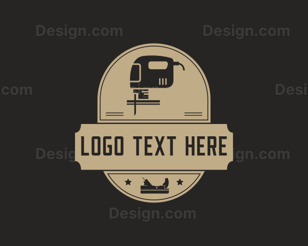 Industrial Carpentry Tools Logo