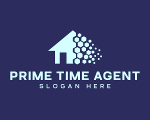 Pixel Realty House logo design