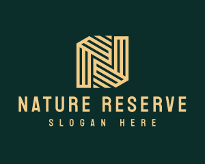 Upscale Luxury Business Letter N logo design