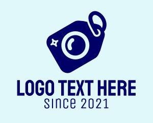 Blue Camera Tag  logo