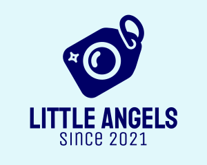 Blue Camera Tag  logo