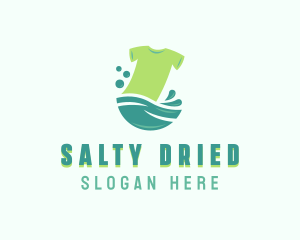 Clean Laundry Wash logo design