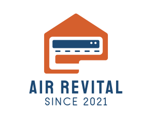 Home Air Conditioning Repair logo design