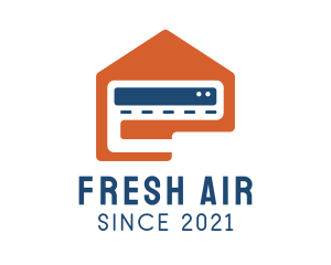 Home Air Conditioning Repair logo design