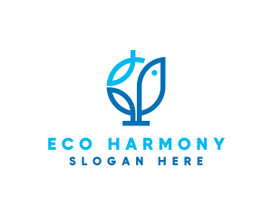 Eco Friendly Leaf logo design