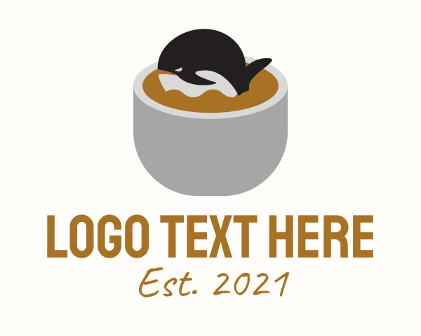 Killer Whale logo example 2