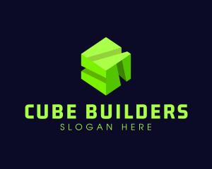 Isometric Gaming Cube logo design