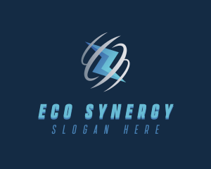 Lightning Bolt Electricity logo
