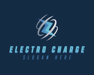 Lightning Bolt Electricity logo design