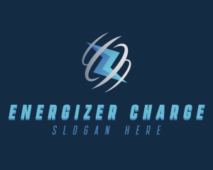 Lightning Bolt Electricity logo design