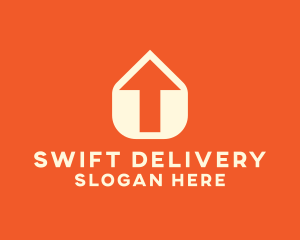 Home Arrow Delivery logo design