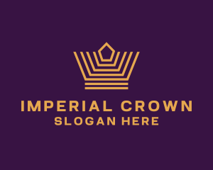 Royal Premium Abstract Crown logo design