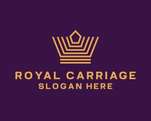 Royal Premium Abstract Crown logo design