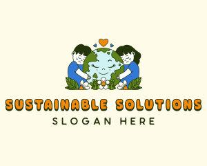 Environmental Sustainable Planet logo design