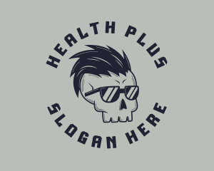 Punk Sunglasses Skull logo