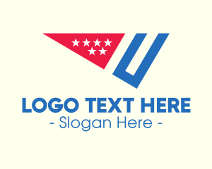 American Flag Slice logo