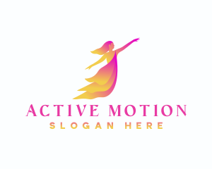 Woman Dancing Movement logo