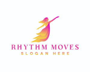 Woman Dancing Movement logo