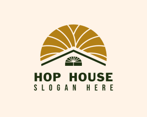 Elegant Sun House  logo design