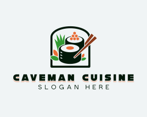 Caviar Sushi Cuisine logo design