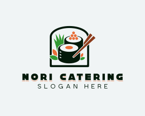 Caviar Sushi Cuisine logo design