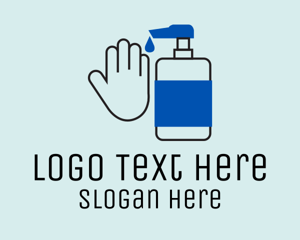Hand Sanitizer logo example 3